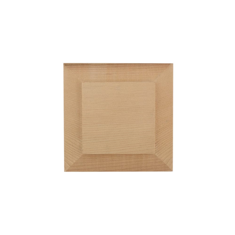 Deckorators Post Cap 4x4 / Cedar Deckorators Hatteras Flat Top Post Cap