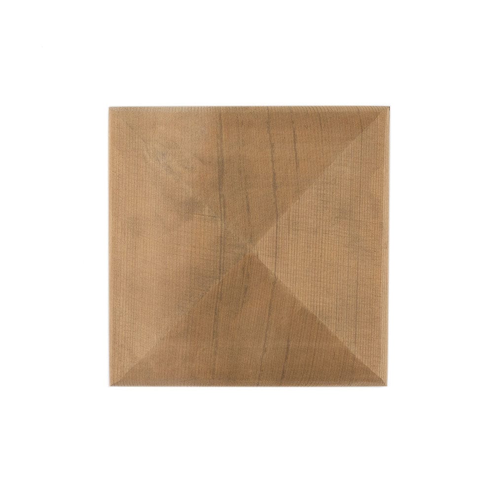 Deckorators Post Cap 4x4 / Cedar Deckorators Hatteras Pyramid Post Cap