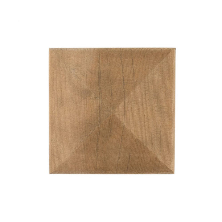 Deckorators Post Cap 4x4 / Cedar Deckorators Hatteras Pyramid Post Cap