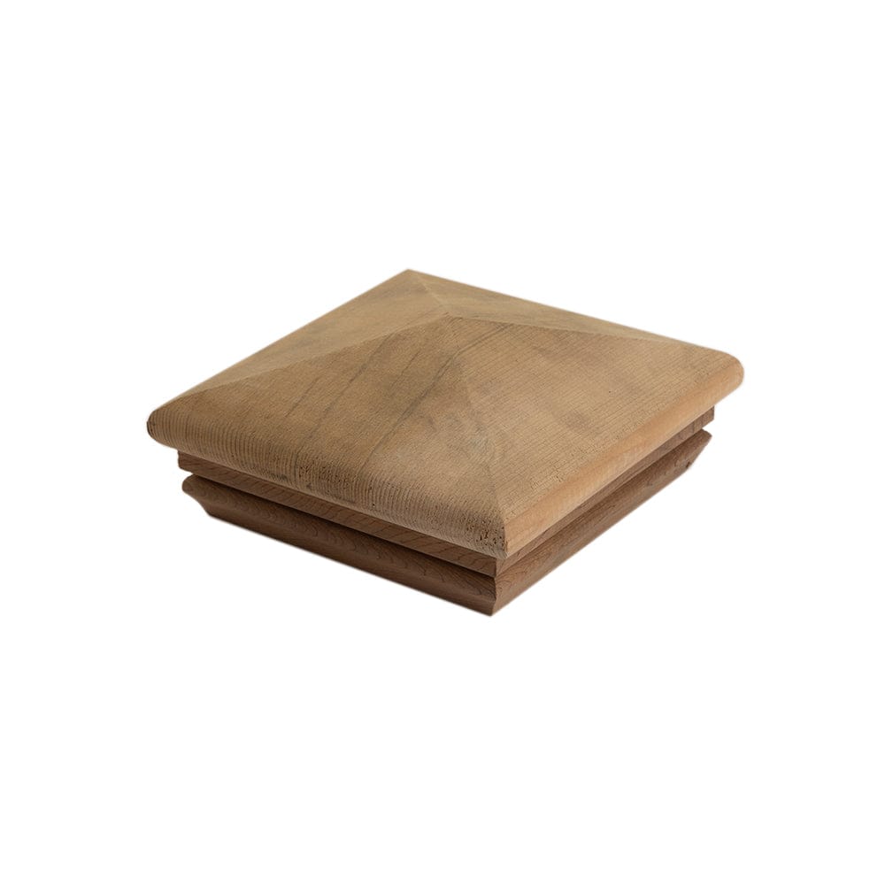 Deckorators Post Cap 4x4 / Cedar Deckorators Hatteras Pyramid Post Cap