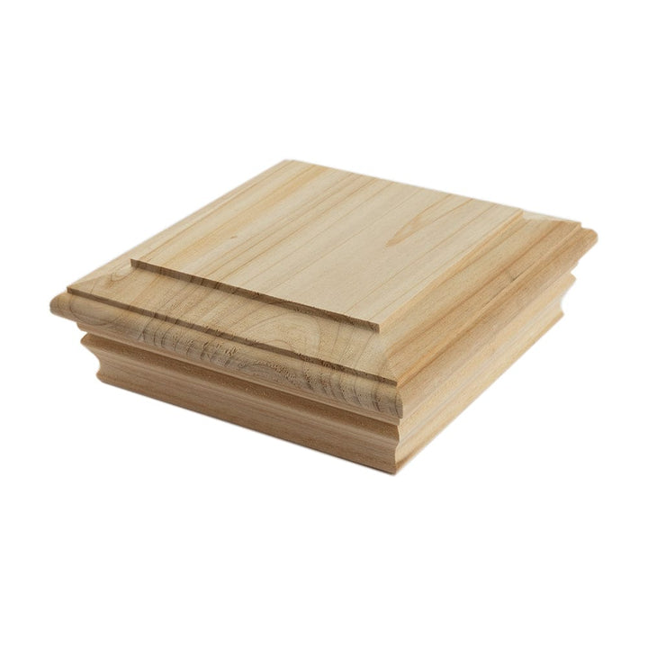 Deckorators Post Cap 4x4 / Cedar Deckorators Newport Classic Post Cap
