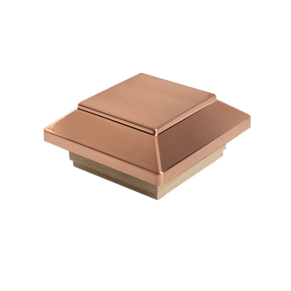 Deckorators Post Cap 4x4 / Cedar Deckorators Victoria Copper Plateau Post Cap