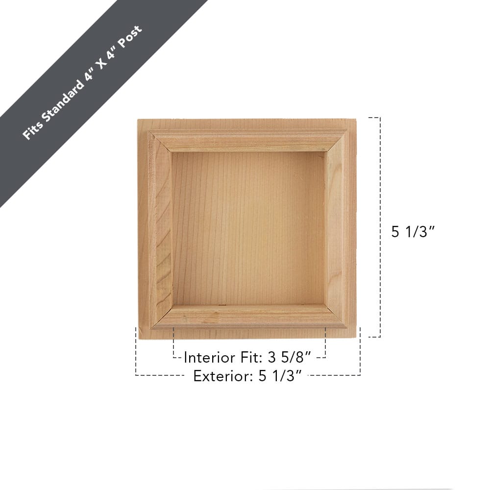 Deckorators Post Cap Deckorators Hatteras Flat Top Post Cap