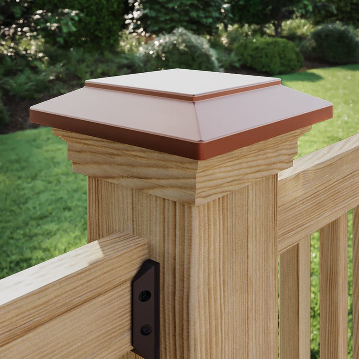Deckorators Post Cap Deckorators Victoria Copper Plateau Post Cap