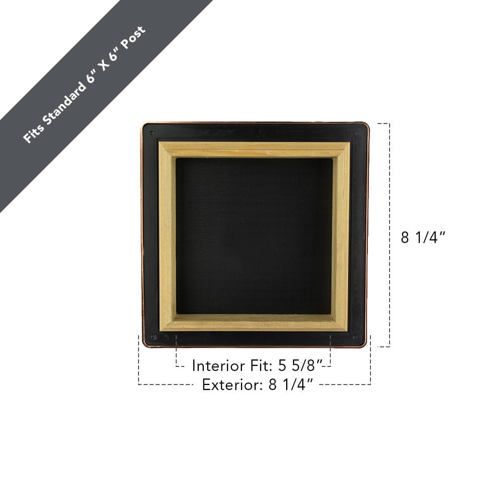 Deckorators Post Cap Deckorators Victoria Copper Plateau Post Cap