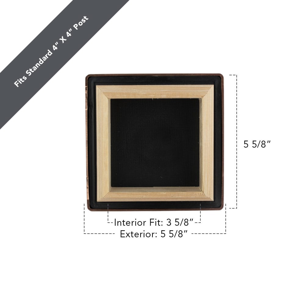 Deckorators Post Cap Deckorators Victoria Copper Plateau Post Cap
