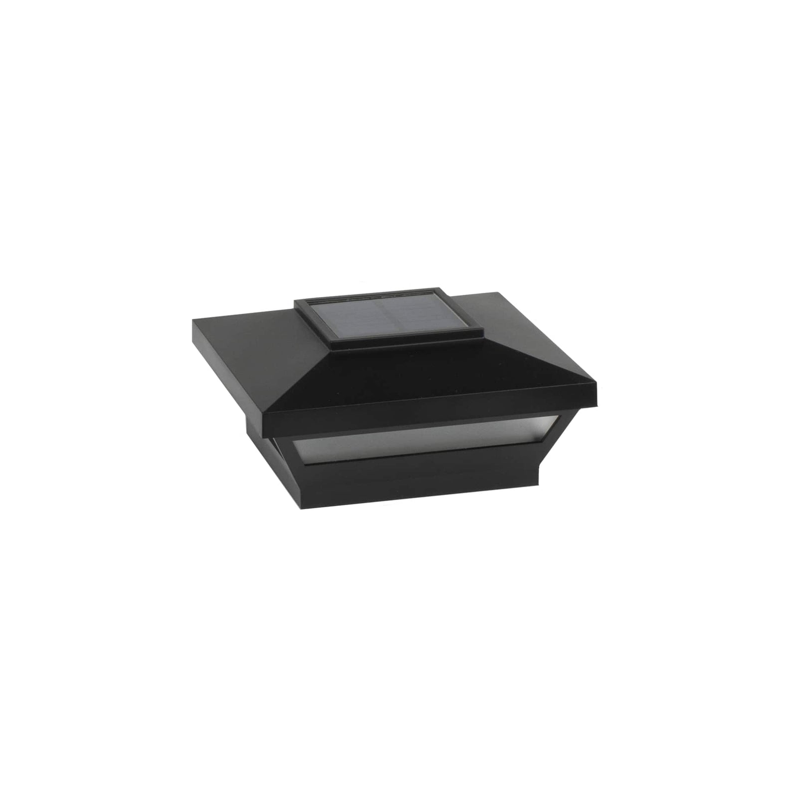 Deckorators Post Cap Light Black / 4x4 to 6x6 Deckorators Omni Solar Post Cap