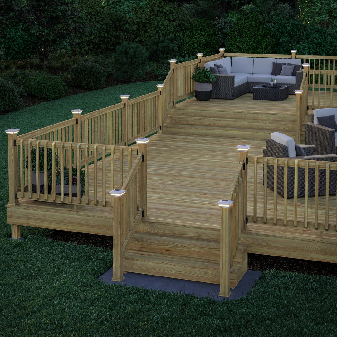 Deckorators Post Cap Light Deckorators Omni Solar Post Cap