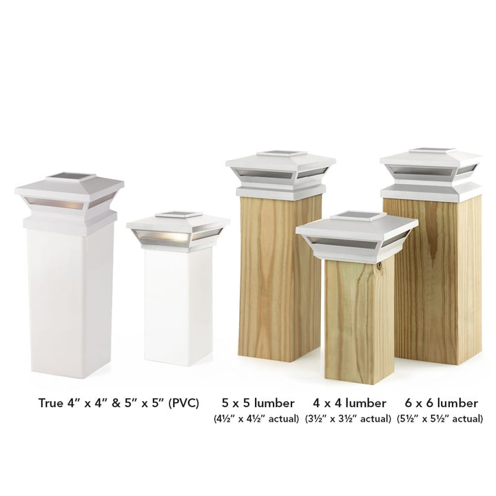 Deckorators Post Cap Light Deckorators Omni Solar Post Cap