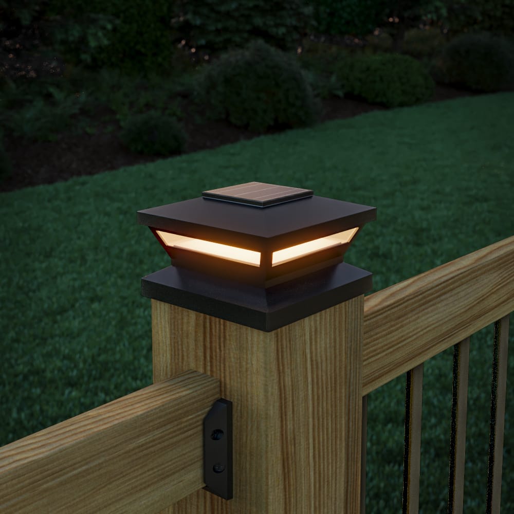 Deckorators Post Cap Light Deckorators Omni Solar Post Cap