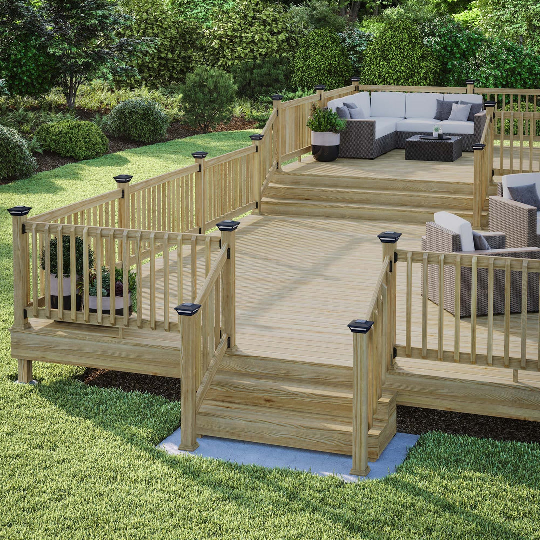 Deckorators Post Cap Light Deckorators Omni Solar Post Cap