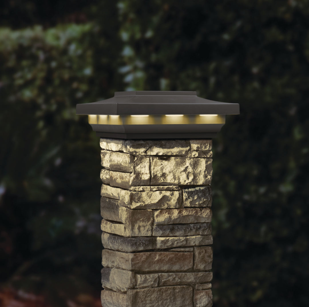 Deckorators Postcover Cap Light 8x8 Deckorators Solar Postcover Cap Light