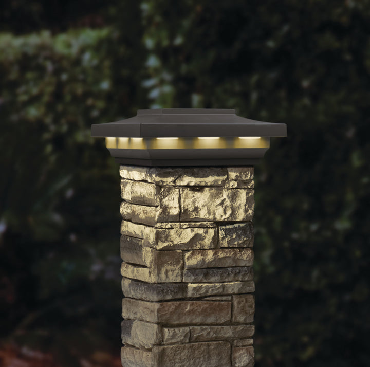 Deckorators Postcover Cap Light 8x8 Deckorators Solar Postcover Cap Light