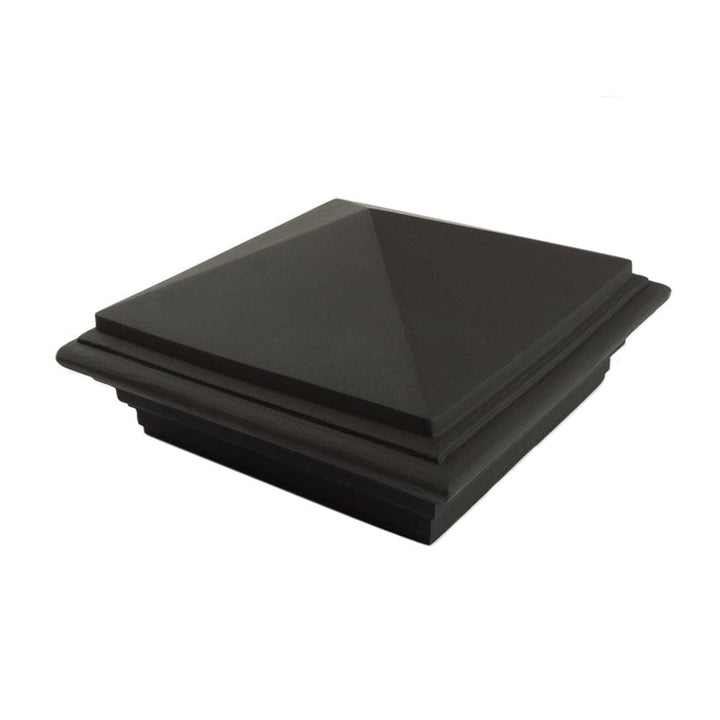 Deckorators Postcover Cap Woodland Gray Trim Deckorators Cast Stone Postcover Cap