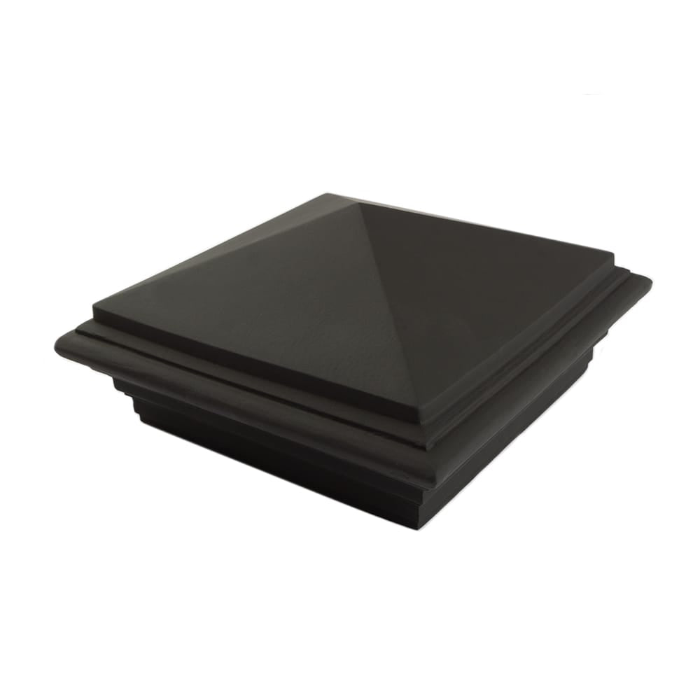 Deckorators Postcover Cap Woodland Gray Trim Deckorators Cast Stone Postcover Cap