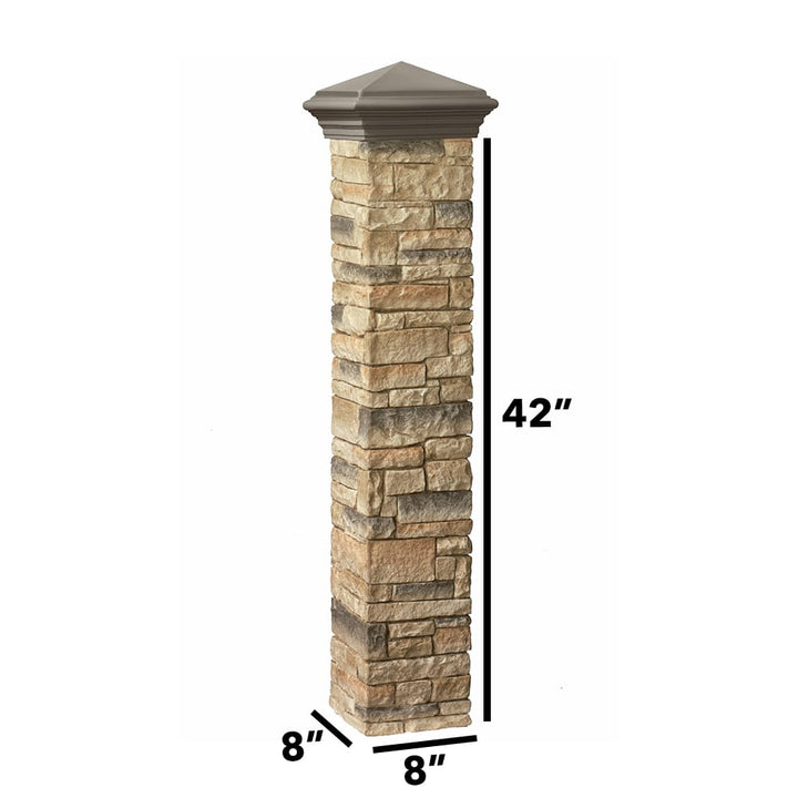 Deckorators Postcover Deckorators Stacked Stone Postcover