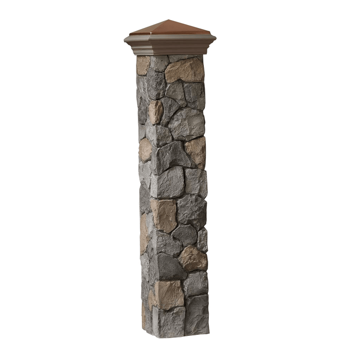 Deckorators Postcover Gray / 42" Deckorators Fieldstone Postcover