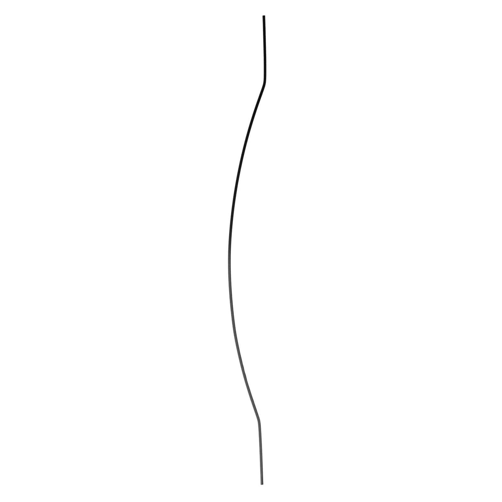Deckorators Railing Baluster Satin Black / 32-1/4" Deckorators Arc Aluminum Balusters (5-Pack)