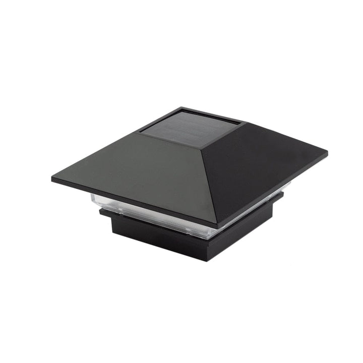 Deckorators Railing Hardware Black Deckorators ALX Contemporary 2-1/2" Solar Post Cap