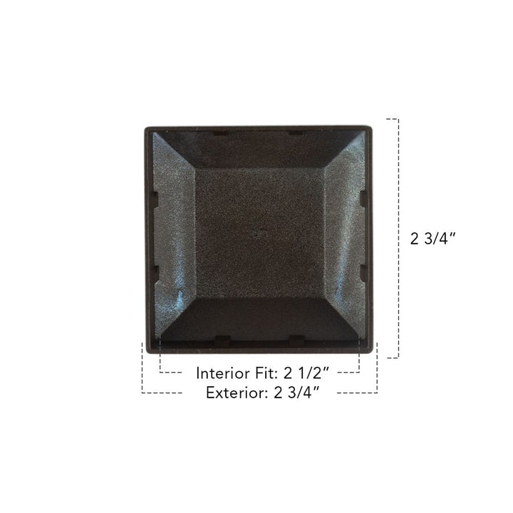 Deckorators Railing Hardware Deckorators 2-1/2" Aluminum Post Cap
