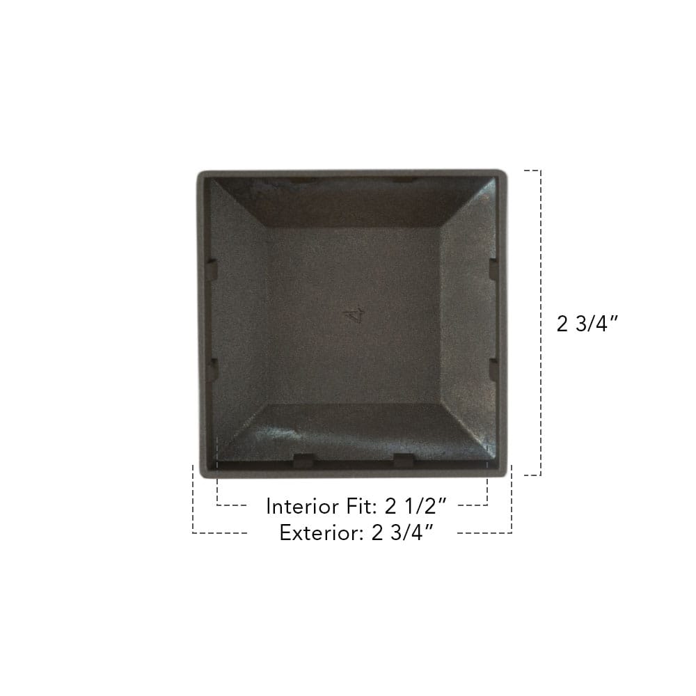 Deckorators Railing Hardware Deckorators 2-1/2" Aluminum Post Cap