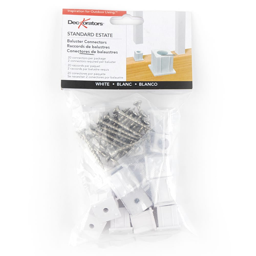 Deckorators Railing Hardware Deckorators Estate Aluminum Baluster Connectors