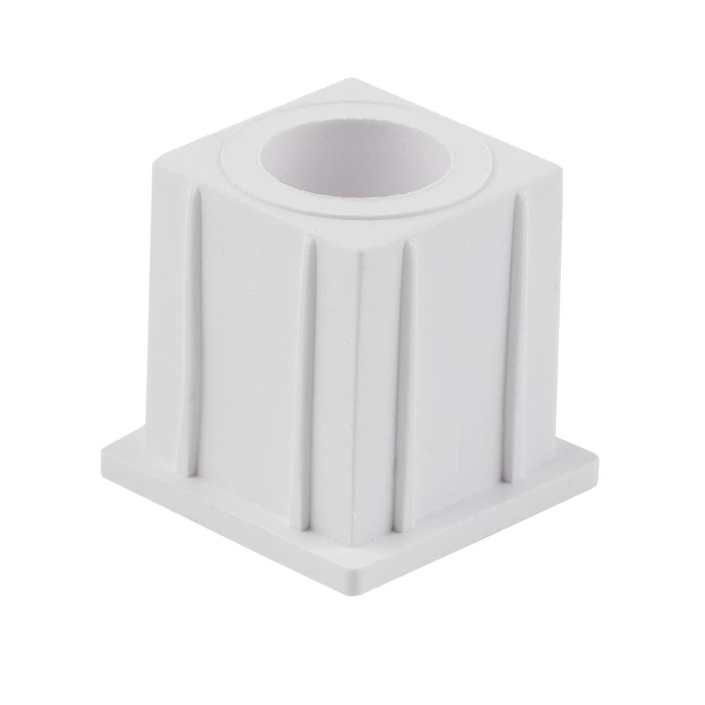 Deckorators Railing Hardware Horizontal / White / 20-Pack Deckorators Estate Aluminum Baluster Connectors