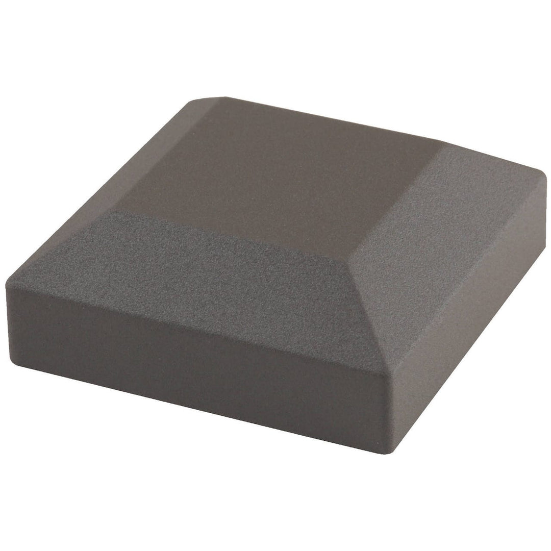 Deckorators Railing Hardware Textured Bronze Deckorators ALX Contemporary 4" Aluminum Post Cap