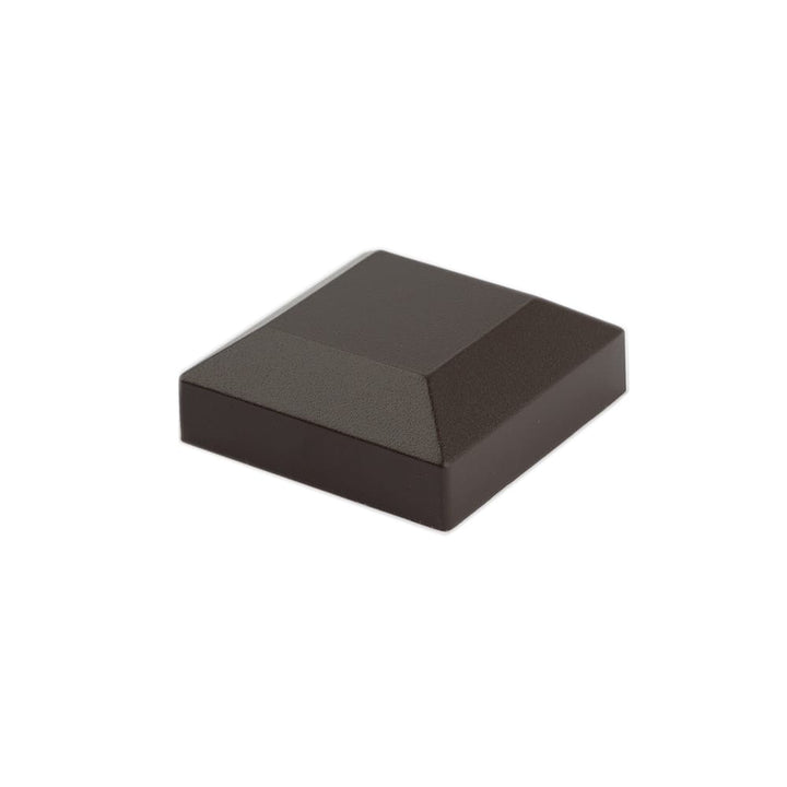 Deckorators Railing Hardware Weathered Brown Deckorators 2-1/2" Aluminum Post Cap