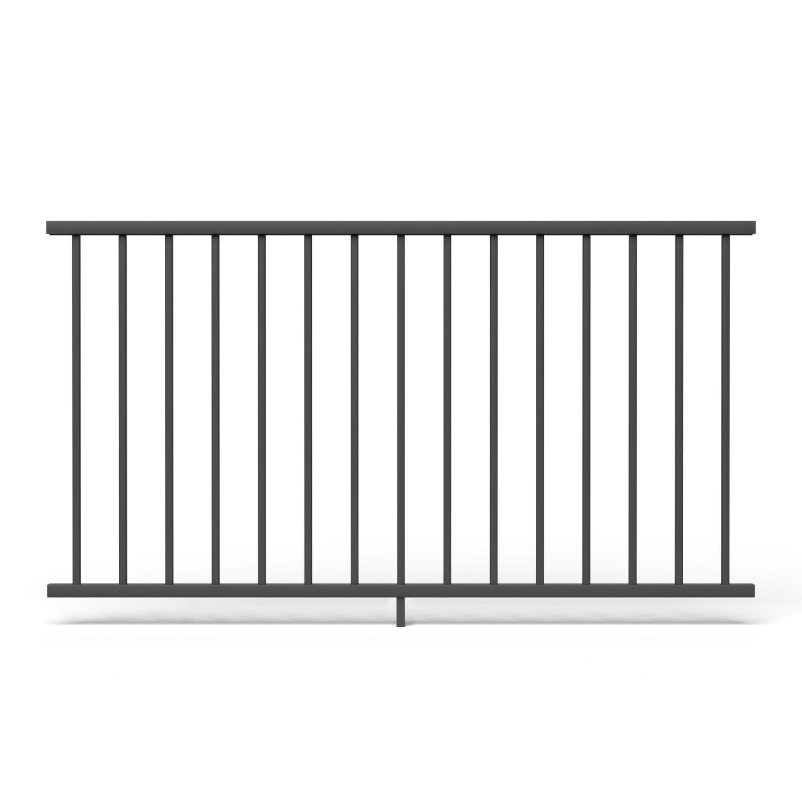 Deckorators Railing Kit 6' / Textured Black / Level Deckorators ALX Contemporary Rectangle Rail Kit