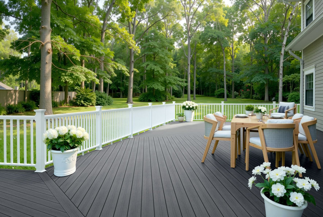 Deckorators Railing Kit Deckorators Composite Rail Kit with Aluminum Balusters
