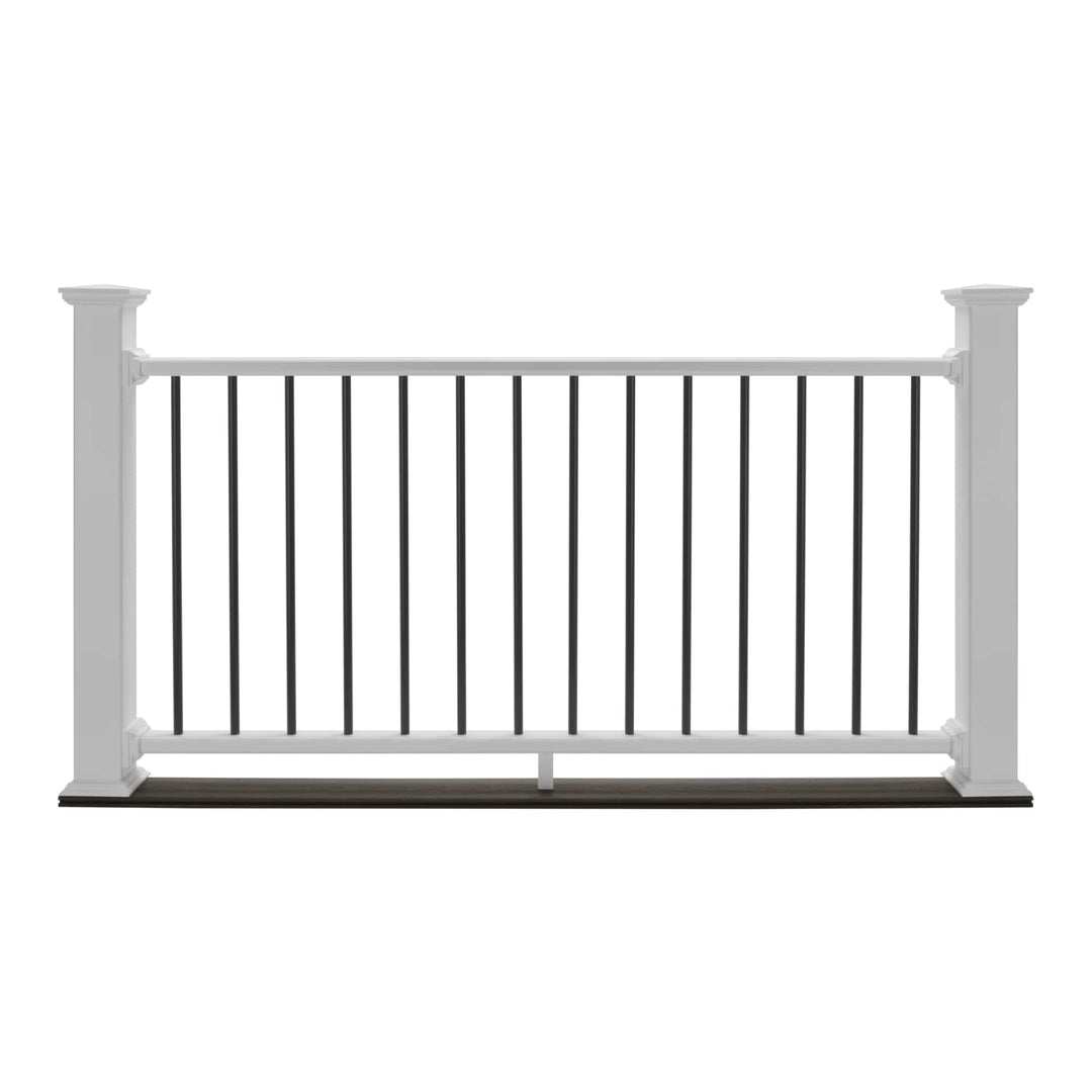 Deckorators Railing Kit Deckorators Composite Round Baluster Rail Kit