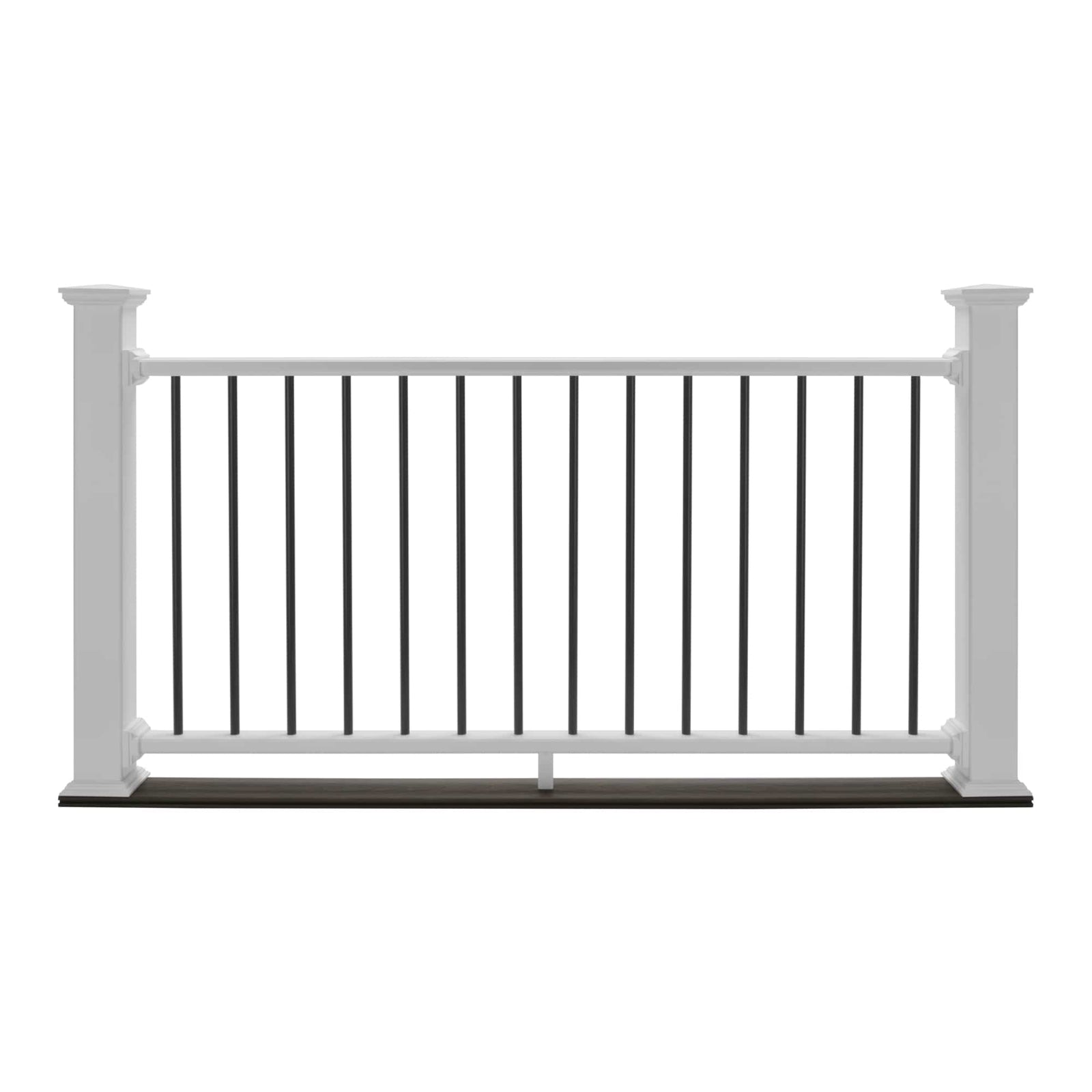 Deckorators Railing Kit Deckorators Composite Round Baluster Rail Kit