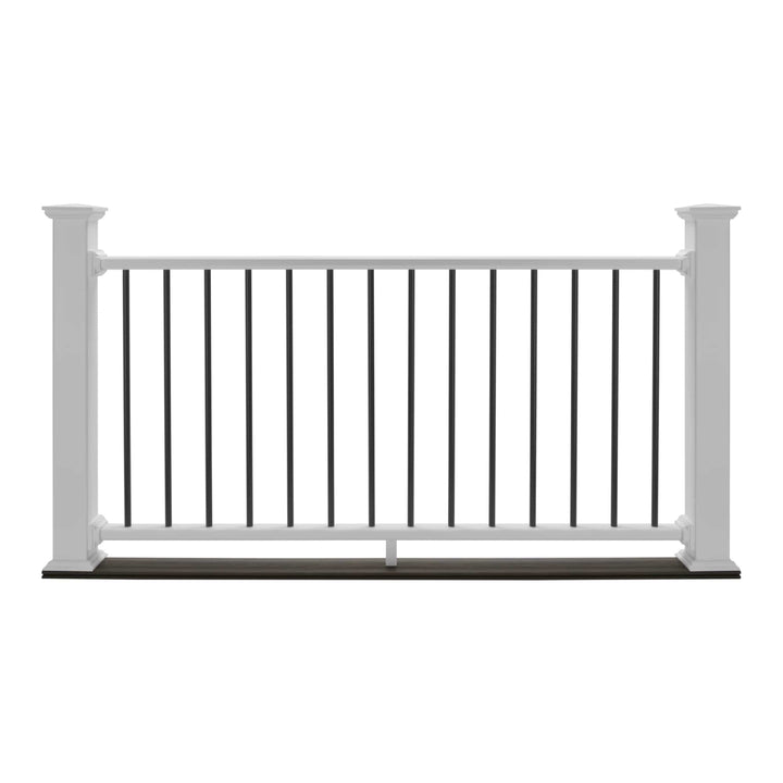 Deckorators Railing Kit Deckorators Composite Round Baluster Rail Kit