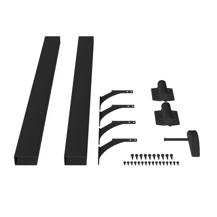 Deckorators Railing Kit Textured Black Deckorators Rapid Rail 36" Side Rail Kit