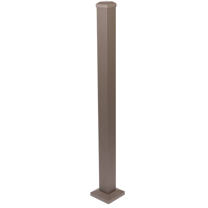 Deckorators Railing Post 39" / Level / Textured Bronze Deckorators ALX Contemporary 2-1/2" Post Kit