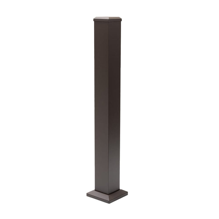 Deckorators Railing Post 39" / Weathered Brown Deckorators ALX Contemporary 4" Post Kit