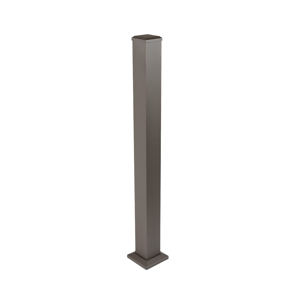 Deckorators Railing Post 49" / Textured Bronze Deckorators ALX Contemporary 4" Post Stair Kit