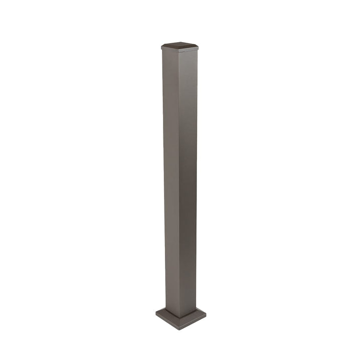 Deckorators Railing Post 49" / Textured Bronze Deckorators ALX Contemporary 4" Post Stair Kit