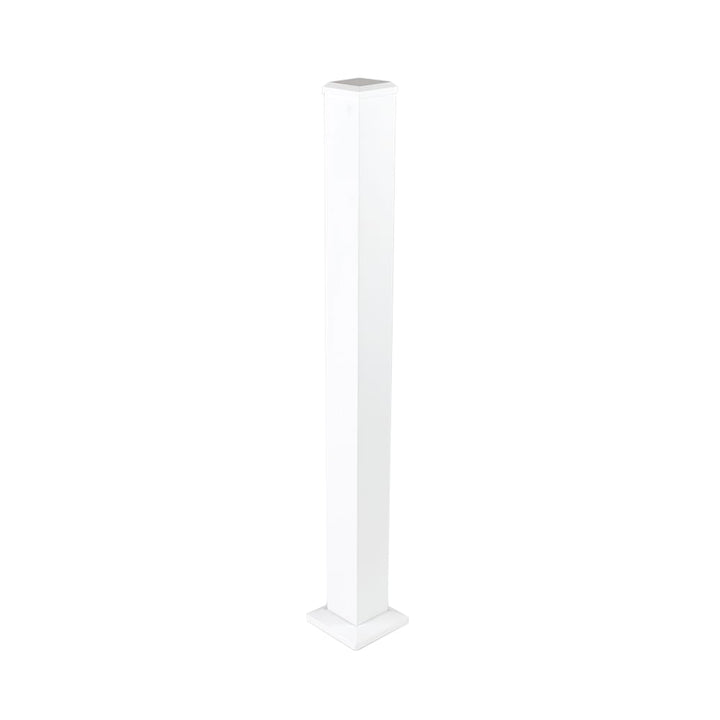 Deckorators Railing Post 49" / Textured White Deckorators ALX Contemporary 4" Post Stair Kit