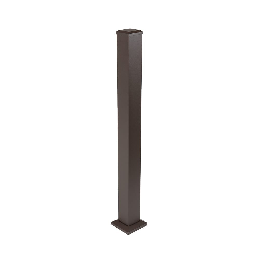 Deckorators Railing Post 49" / Weathered Brown Deckorators ALX Contemporary 4" Post Stair Kit