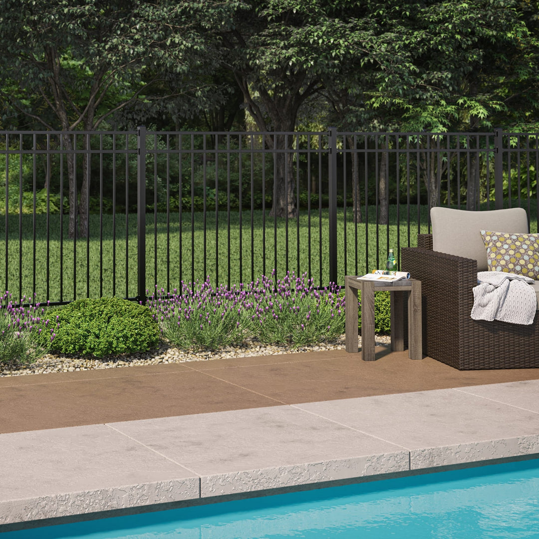 Deckorators Railing Post 84" Deckorators 2" Aluminum Fence Blank Post With Cap