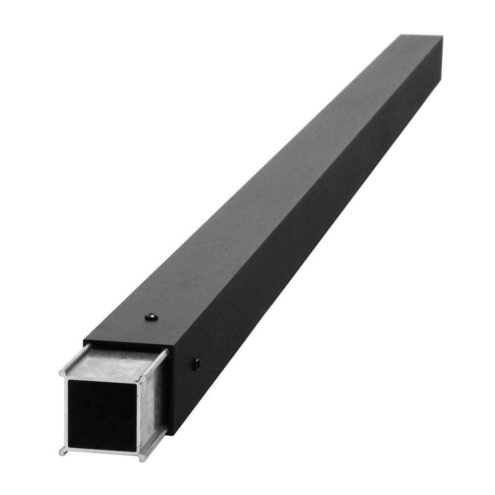 Deckorators Railing Post Textured Black Deckorators ALX Contemporary Post Extension