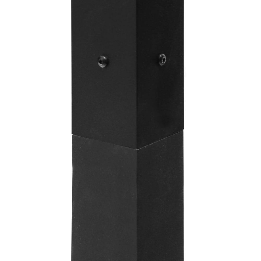 Deckorators Railing Post Textured Black Deckorators ALX Contemporary Post Extension