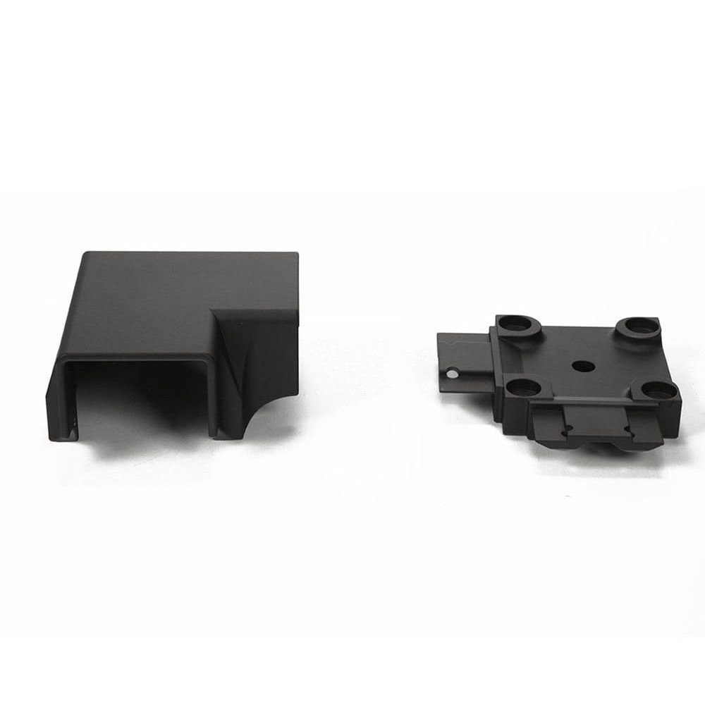 Deckorators Textured Black / Level Corner Deckorators Contemorary Continuous Top Rail Brackets