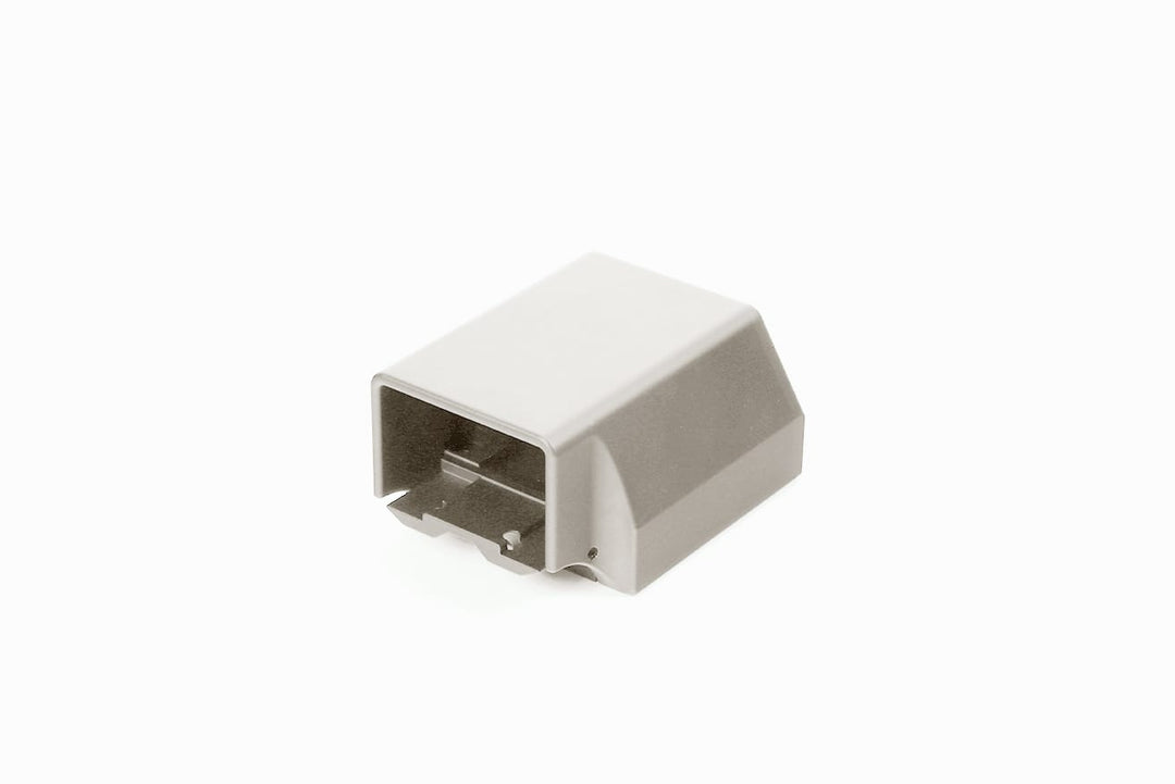 Deckorators Textured White / Level End Deckorators Contemorary Continuous Top Rail Brackets