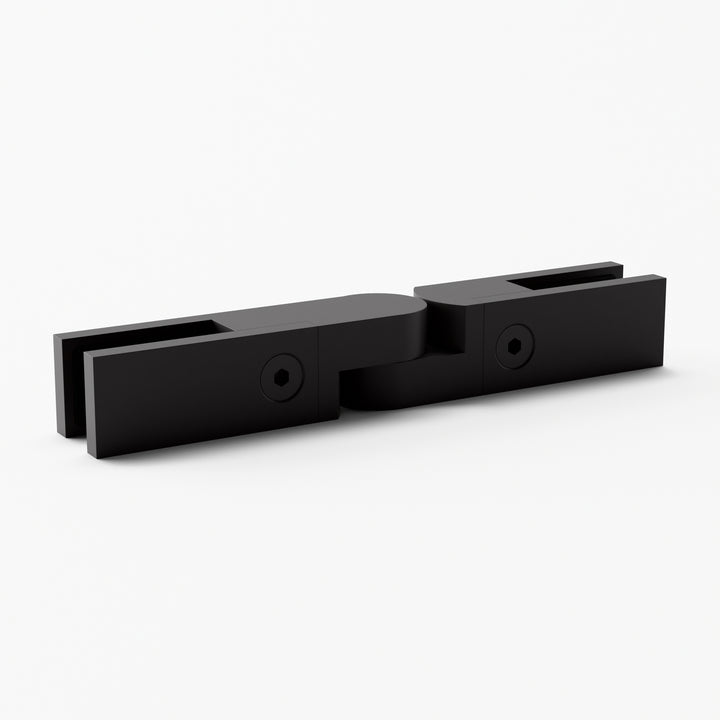 IG Railing adjustable glass connector in matte black