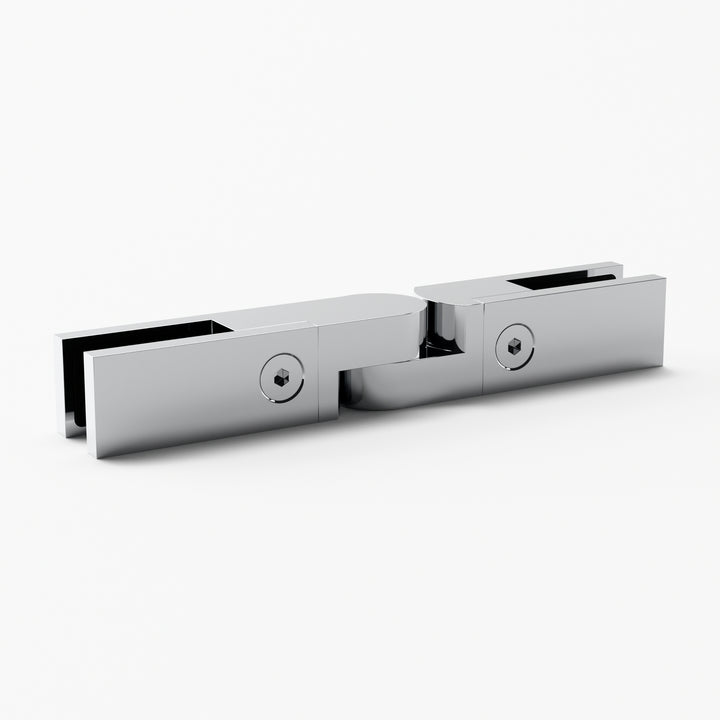 IG Railing adjustable glass connector in polished stainless steel