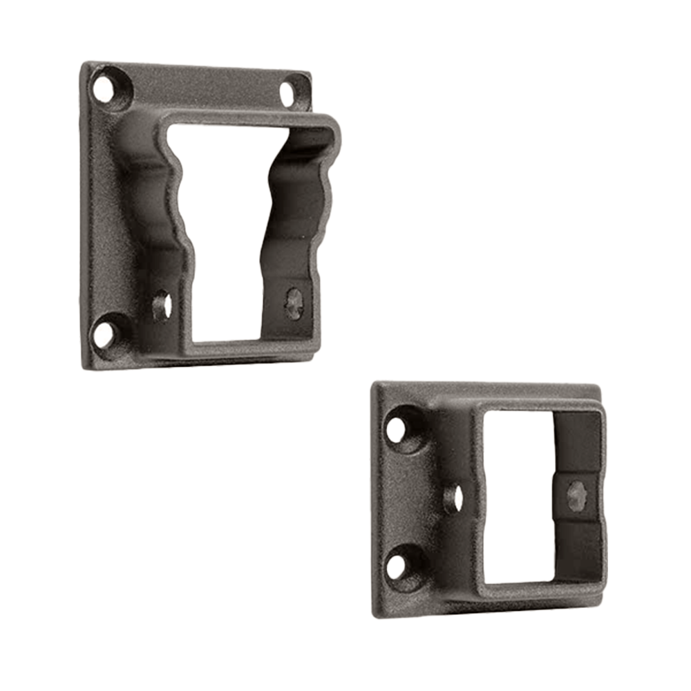 Key-Link Fencing and Railing American Series Bracket Textured Bronze / Level Bracket (2 Top + 2 Bottom) Keylink American Series Additional Bracket Kit