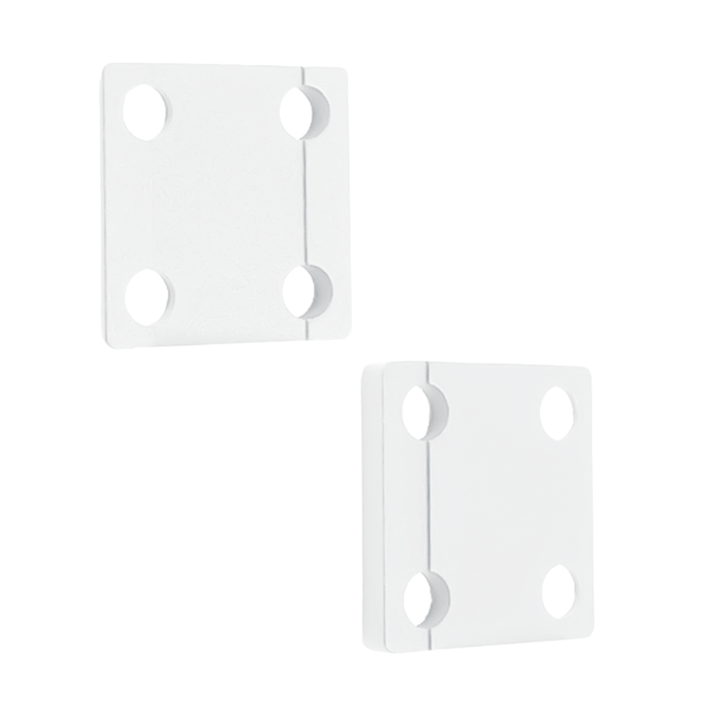 Key-Link Fencing and Railing American Series Bracket Matte White / Horizontal Swivel Wedge (5°-7°) (2 pack) Keylink American Series Additional Bracket Kit